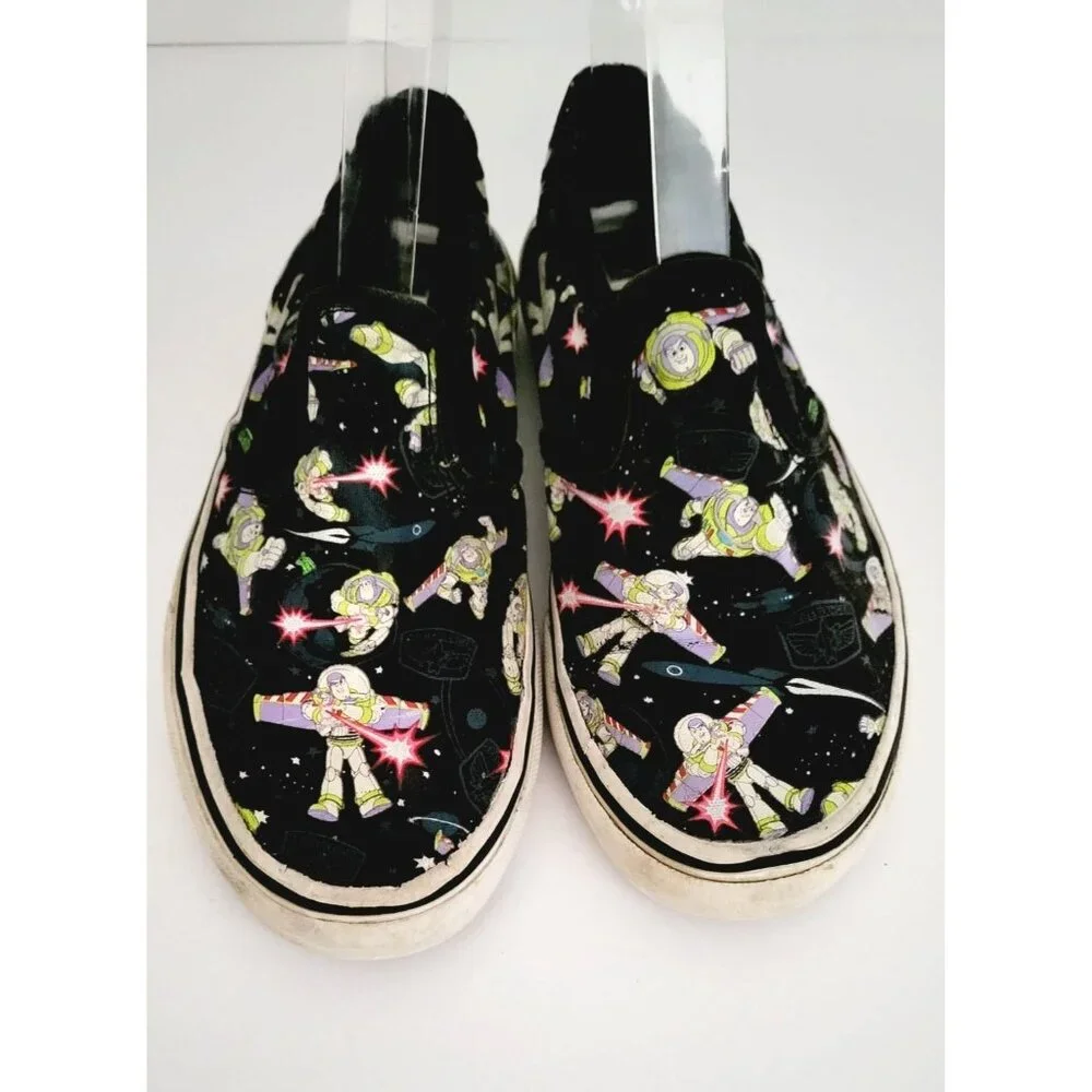 Buzz Light Year Vans Asher Slip-On Kids Sneaker‎ - Size 4